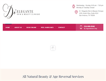 Tablet Screenshot of facialssanantonio.com